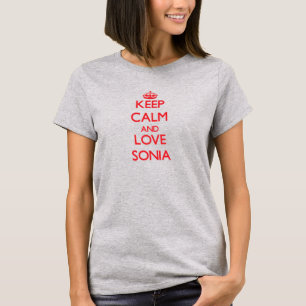Keep Calm and Love Sonia T-Shirt