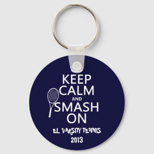 Keep Calm and Love Tennis Key Ring