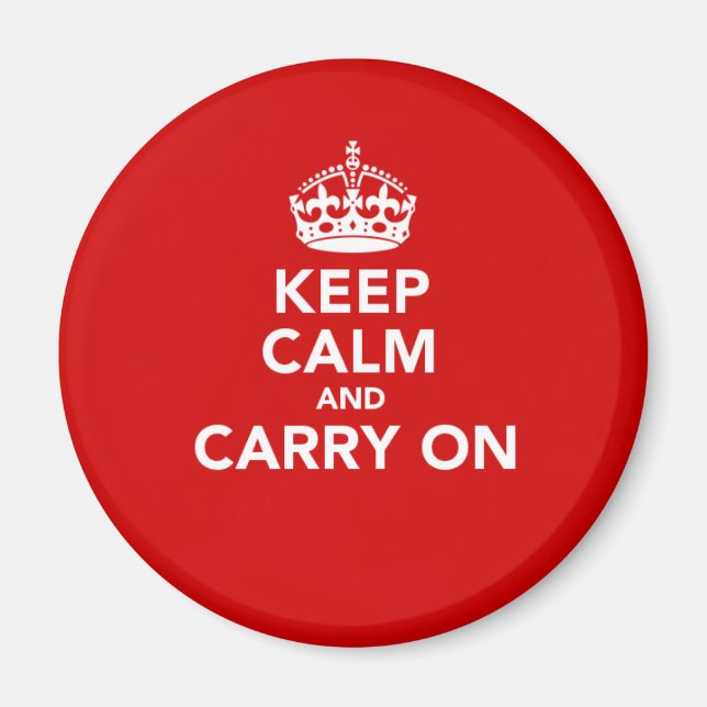 Keep Calm and Magnet (Front)