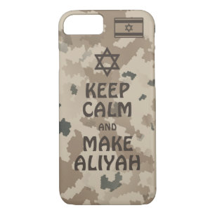 Keep Calm And Make Aliyah - Desert Case-Mate iPhone Case