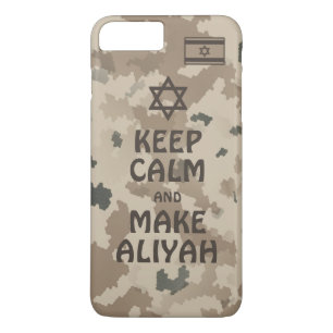 Keep Calm And Make Aliyah - Desert Case-Mate iPhone Case