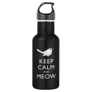Keep Calm and Meow 532 Ml Water Bottle