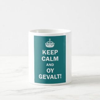 "Keep Calm and Oy Gevalt!" Coffee Mug
