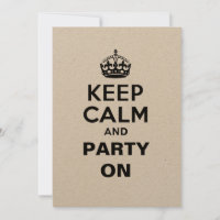 Keep Calm and Party On