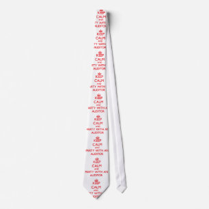 Keep Calm and Party With an Auditor Tie