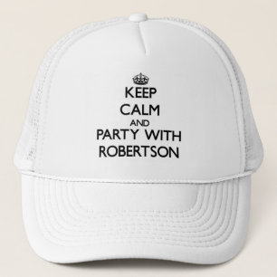 Keep calm and Party with Robertson Trucker Hat