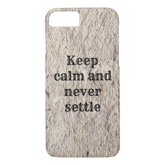 Keep Calm and Personalized Motivational Design Case-Mate iPhone Case (Back)