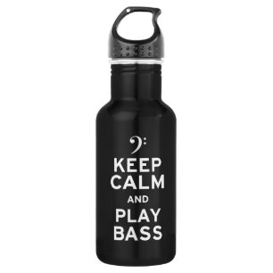 Keep Calm and Play Bass 532 Ml Water Bottle