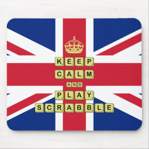 Keep Calm And Play Board Games Mouse Pad