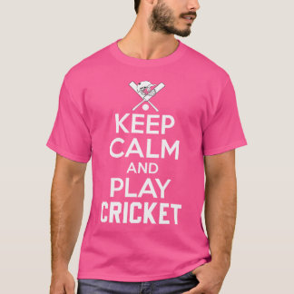 Keep Calm And Play Cricket T-Shirt