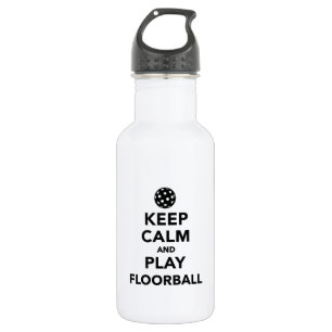 Keep calm and play Floorball 532 Ml Water Bottle