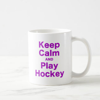 Keep Calm and Play Hockey Coffee Mug