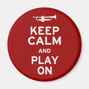 Keep Calm and Play On Magnet