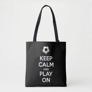 Keep Calm and Play On Tote Bag