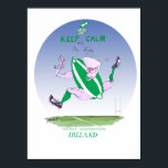 keep calm and play rugby, tony fernandes poster<br><div class="desc">For all RUGBY fans out there - a very funny and wonderful Rugby cartoon from the pen of tony fernandes - true die hard fans will love this artwork - rugby will never be the same again…. artist signed prints available at www.tonyfernandesdesign.com</div>