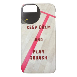 Keep Calm and Play Squash Case-Mate iPhone Case