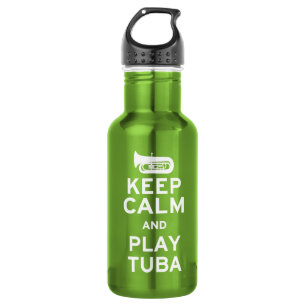 Keep Calm and Play Tuba 532 Ml Water Bottle