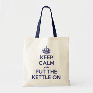 Keep Calm and Put The Kettle On Tote Bag