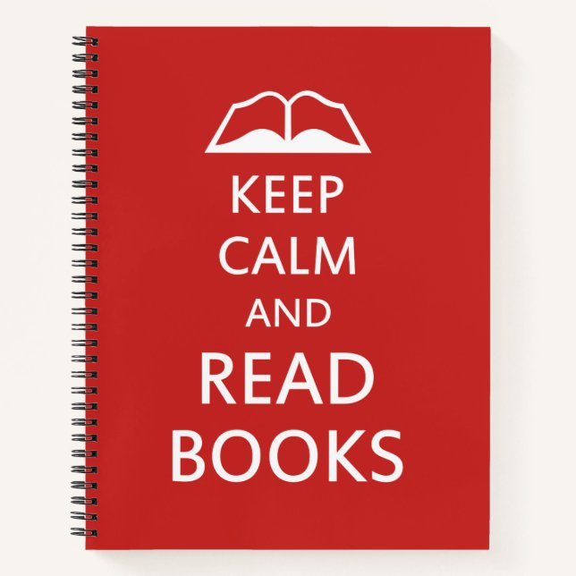 Keep calm and read books (Front)