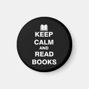 Keep Calm and Read Books Magnet