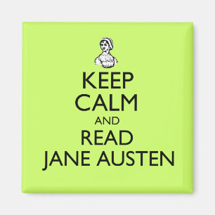Keep Calm And Read Jane Austen Magnet