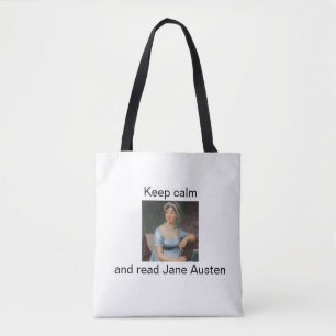 Keep calm and read Jane Austen Tote Bag