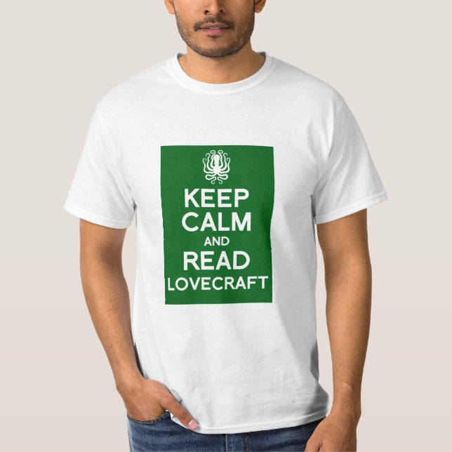 Keep calm and read Lovecraft T-Shirt (Front)