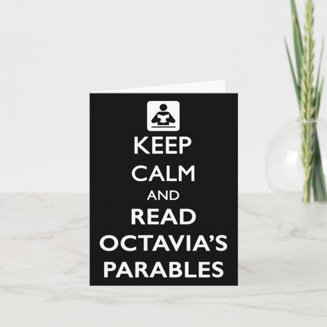 Keep Calm And Read Parables  Card (Front)