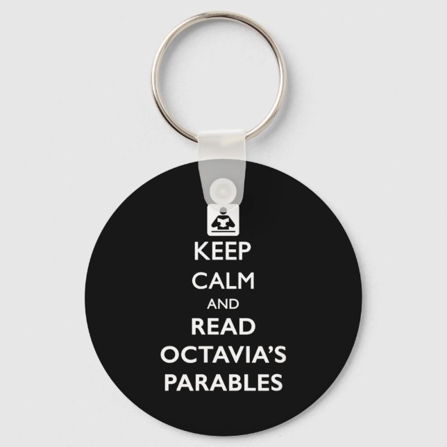 Keep Calm And Read Parables  Key Ring (Front)