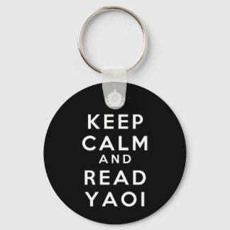 Keep Calm and Read Yaoi Key Ring