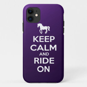 Keep Calm and Ride On Case-Mate iPhone Case