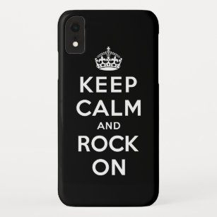 Keep Calm and Rock On Case-Mate iPhone Case