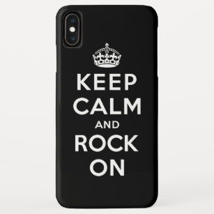 Keep Calm and Rock On Case-Mate iPhone Case