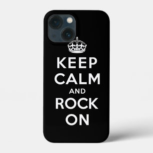 Keep Calm and Rock On iPhone 13 Mini Case