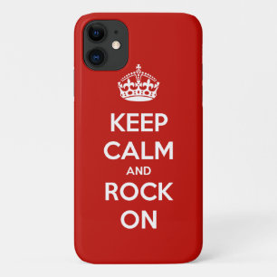 Keep Calm and Rock On Case-Mate iPhone Case