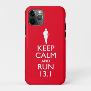 Keep Calm and Run 13.1 Case-Mate iPhone Case
