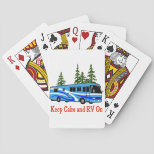 Keep Calm and RV On Playing Cards