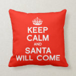 KEEP CALM AND SANTA WILL COME -.png Cushion<br><div class="desc">Designs & Apparel from LGBTshirts.com Browse 10, 000  Lesbian,  Gay,  Bisexual,  Trans,  Culture,  Humour and Pride Products including T-shirts,  Tanks,  Hoodies,  Stickers,  Buttons,  Mugs,  Posters,  Hats,  Cards and Magnets.  Everything from "GAY" TO "Z" SHOP NOW AT: http://www.LGBTshirts.com FIND US ON: THE WEB: http://www.LGBTshirts.com FACEBOOK: http://www.facebook.com/glbtshirts TWITTER: http://www.twitter.com/glbtshirts</div>