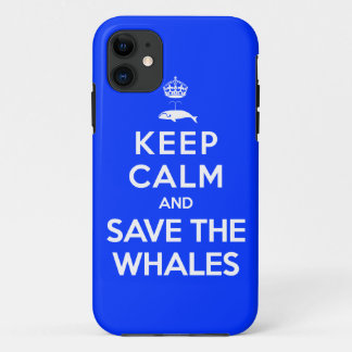 Keep Calm and Save the Whales Case-Mate iPhone Case