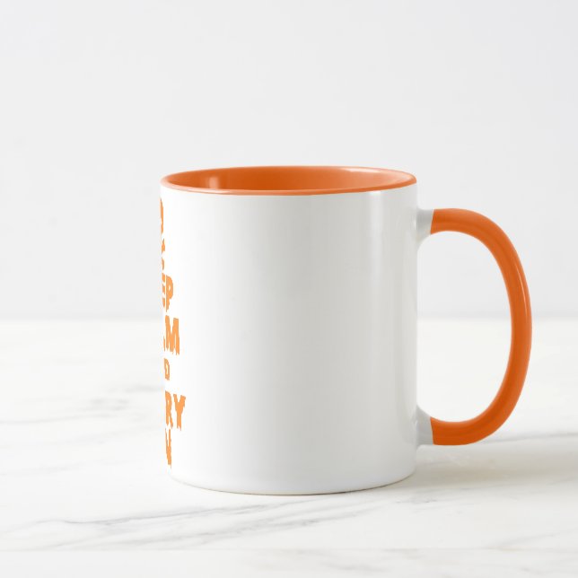 Keep Calm And Scary On Halloween Coffee Mugs (Right)