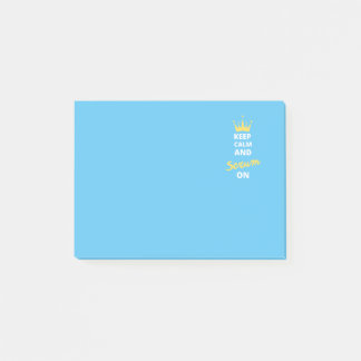 Keep Calm and Scrum on Post-it Post-it Notes