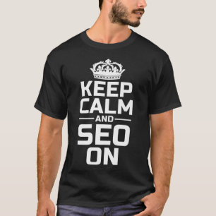 Keep Calm And Seo On Premium T-Shirt
