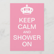 Keep Calm and Shower On