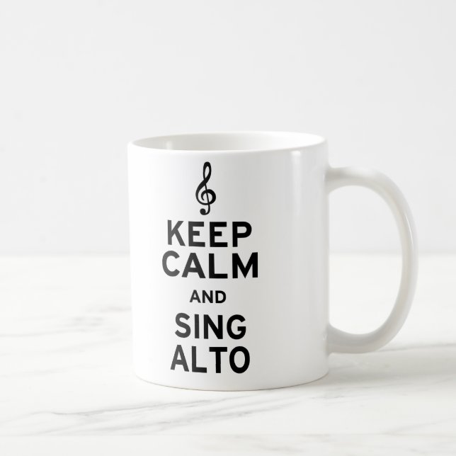 Keep Calm and Sing Alto Coffee Mug (Right)
