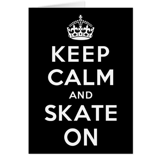 Keep Calm and Skate On (Front)