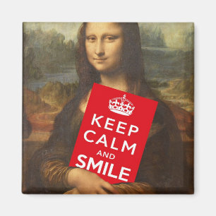 Keep Calm And Smile Magnet