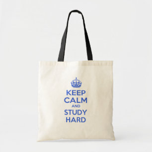 Keep Calm and Study Hard Tote Bag