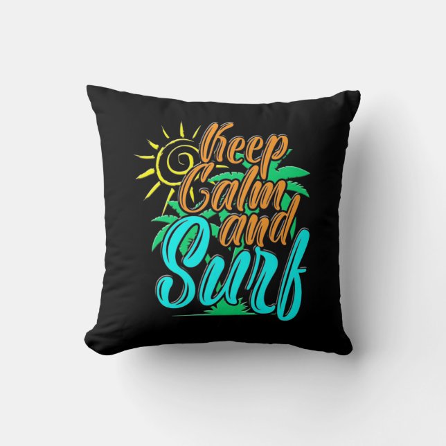 Keep Calm And Sulf Cushion (Front)