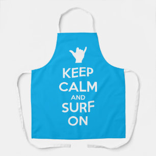Keep Calm and Surf On Apron