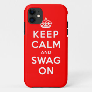 Keep Calm and Swag On Case-Mate iPhone Case